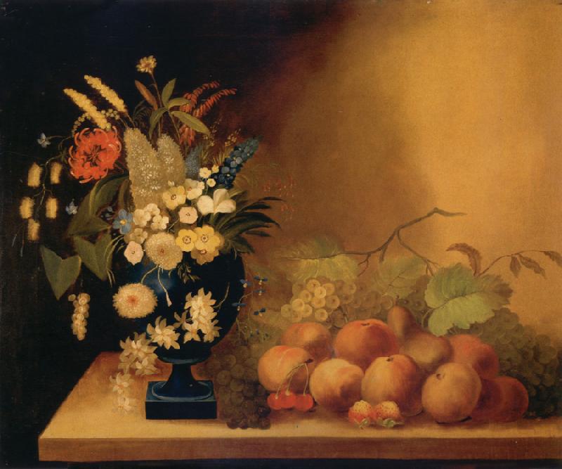 William Buelow Gould Flowrs and Fruit oil painting picture